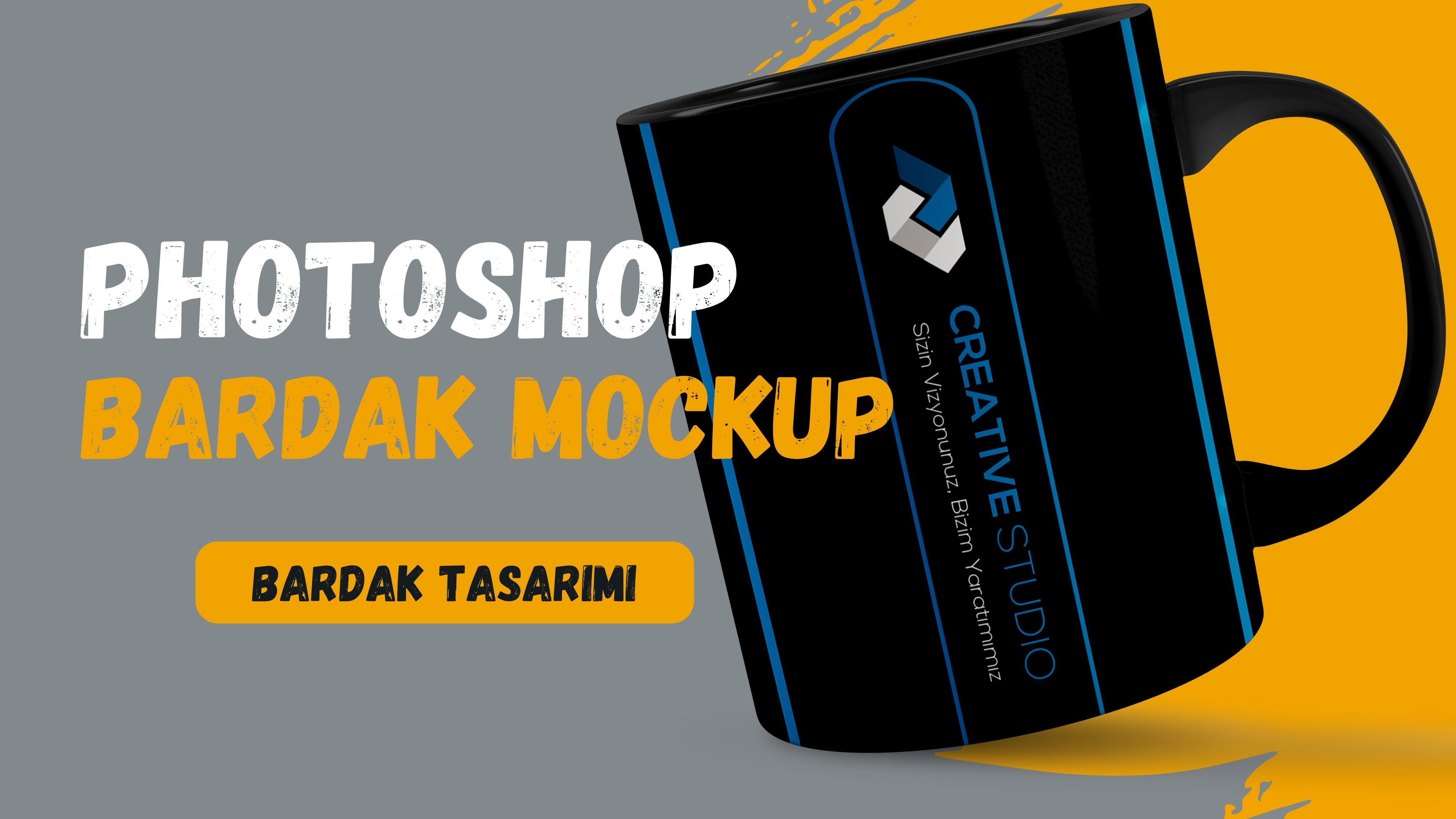 Bardak Mockup Tasarımı